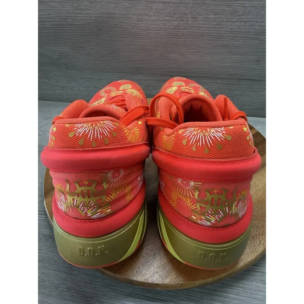 Adidas D.O.N. Issue 2 GCA Sneakers With Vibrant Firework Pattern. Men’s 10.5